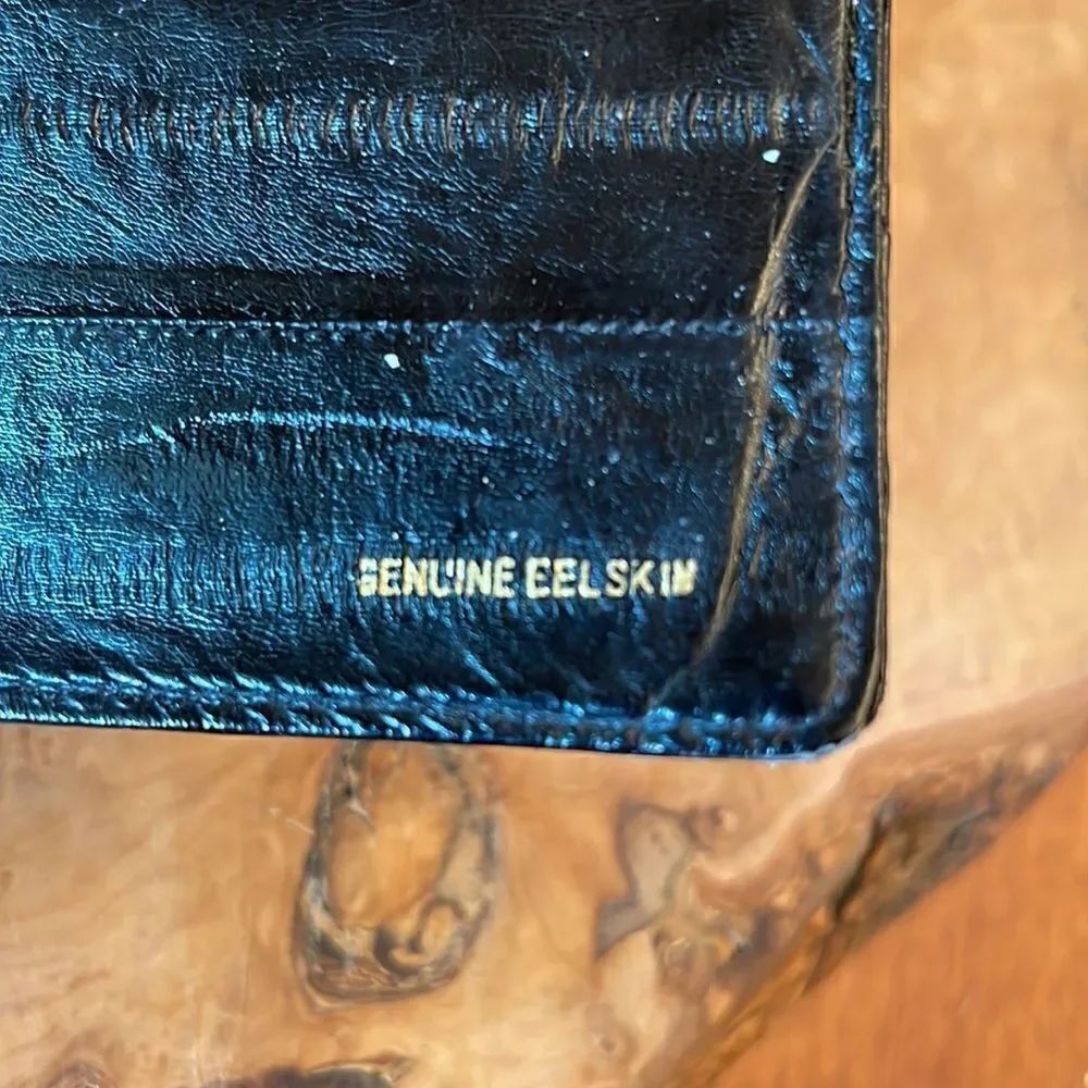 Eel Skin Wallet - Picture 3 of 7